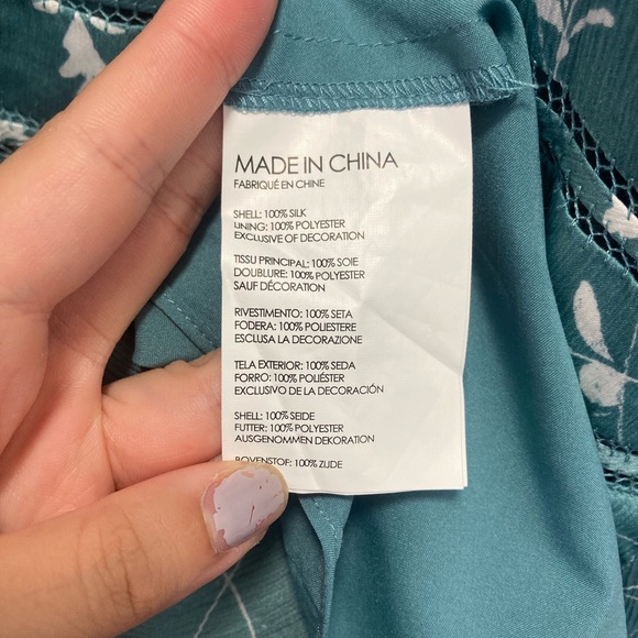 Club Monaco 100% Silk Midi Dress Size 00 - Picture 7 of 7